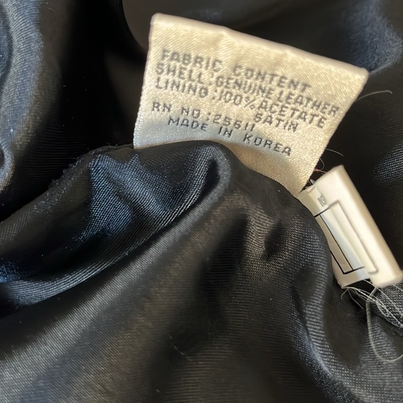 GUESS Leather black jacket - Picture 6 of 12